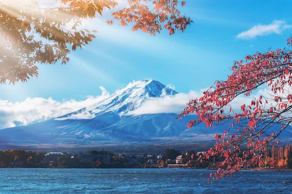 Mount Fuji sonbahar renk, Japonya