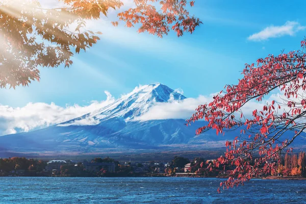 Mount Fuji sonbahar renk, Japonya — Stok fotoğraf