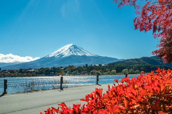 Mount Fuji sonbahar renk, Japonya