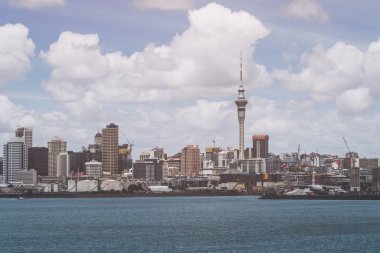 Auckland şehir manzarası, Yeni Zelanda