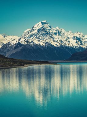 Mount Cook in New Zealand clipart