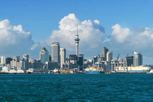 Auckland City Skyline, Noua Zeelandă — Fotografie, imagine de stoc