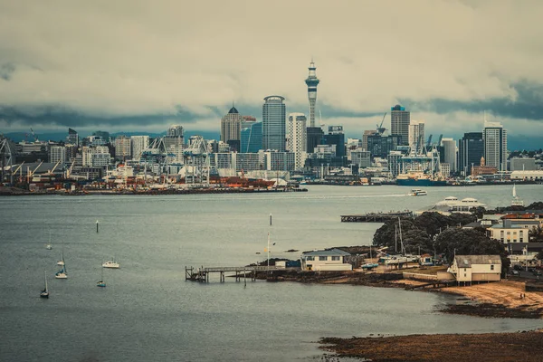 Auckland City Skyline, Neuseeland — Stockfoto