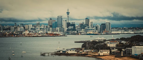 Auckland city skyline, Nya Zeeland — Stockfoto