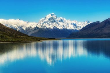 Mount Cook in New Zealand clipart