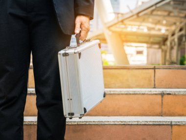 İş adamı holding metalik evrak çantası