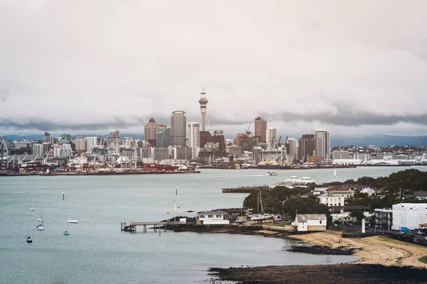 Auckland City Skyline, Neuseeland — Stockfoto