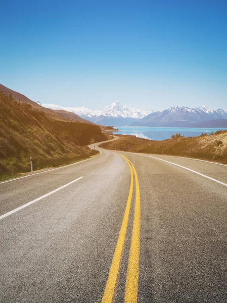 yol mount Cook, Yeni Zelanda