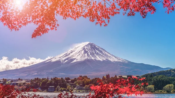Mount Fuji sonbahar renk, Japonya
