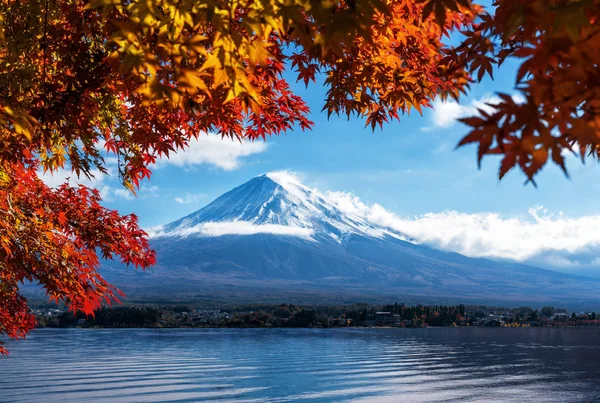 Mount Fuji sonbahar renk, Japonya