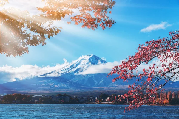 Mount Fuji sonbahar renk, Japonya