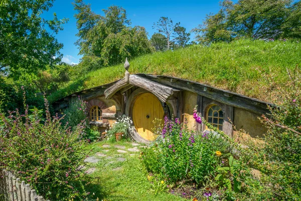 Hobbiton film új-Zélandban "A Hobbit" beállítása — Stock Fotó