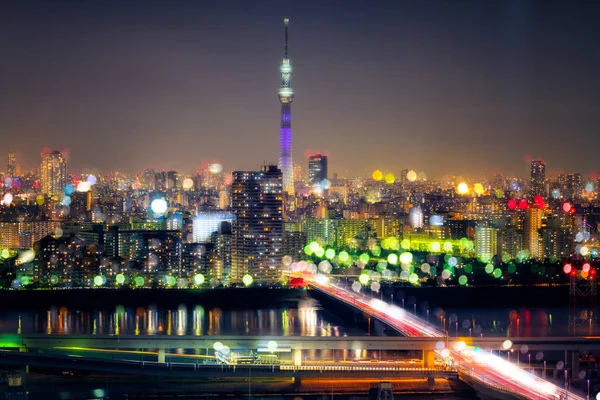 Tokyo Sky Tree avec Tokyo Cityscape — Photo