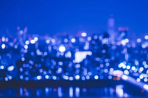 Blur cidade luz fundo abstrato — Fotografia de Stock
