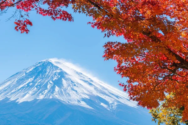 Mount Fuji sonbahar renk, Japonya