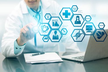 Doktor tıbbi bilim simge Modern arayüzü ile