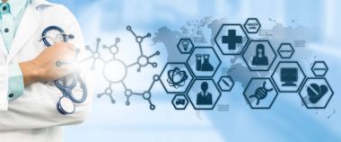 Doktor tıbbi bilim simge Modern arayüzü ile