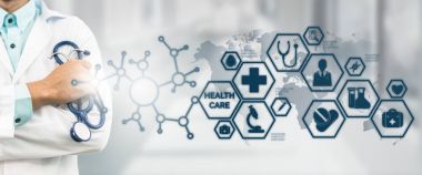 Doktor tıbbi sağlık simge arayüzü ile