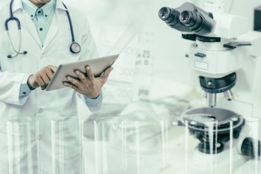 Tıbbi araştırma kavramı.