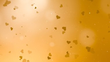 Altın Sevgililer günü arka plan