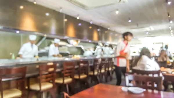 Blur fundo do restaurante Sushi em Tóquio Japão — Fotografia de Stock