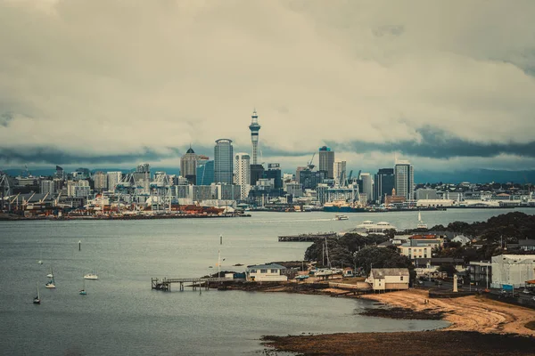 Auckland city skyline, Nya Zeeland — Stockfoto
