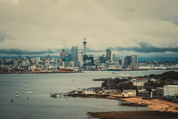 Auckland City Skyline, Neuseeland — Stockfoto