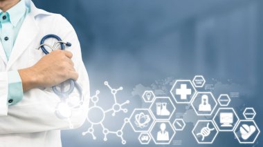 Doktor tıbbi bilim simge Modern arayüzü ile