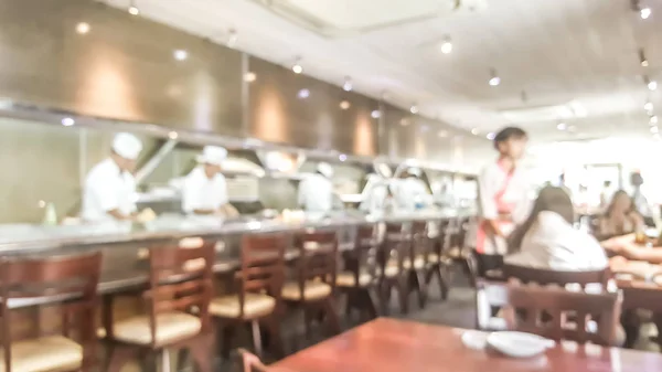 Blur fundo do restaurante Sushi em Tóquio Japão — Fotografia de Stock