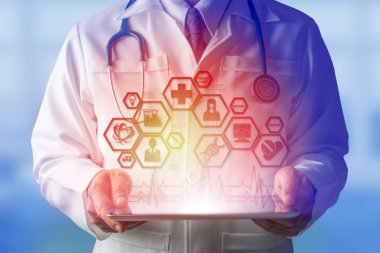 Doktor tıbbi bilim simge Modern arayüzü ile