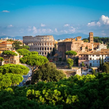 Kolezyum ve Roma Forumu, İtalya Roma manzarası