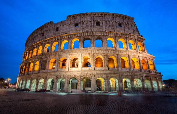 Colosseum in Rome, Italy at Night