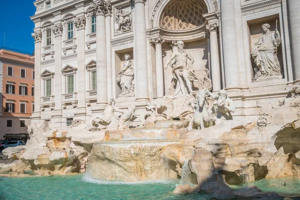 Fontana de Trevi en Roma, Italia — Foto de Stock