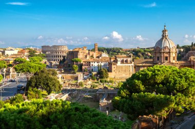Kolezyum ve Roma Forumu, İtalya Roma manzarası