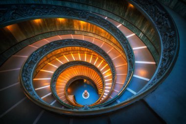 Vatikan Müzelerindeki Merdivenler, Vatikan, Roma, İtalya