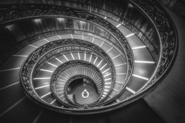 Vatikan Müzelerindeki Merdivenler, Vatikan, Roma, İtalya