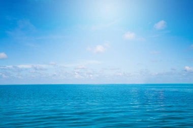 Okyanus doğa arka plan. Yaz ve deniz manzara.