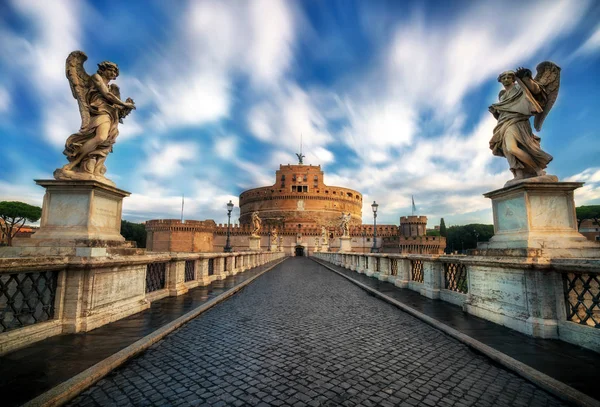 Castel Sant Angelo in Rome, Italy — стоковое фото