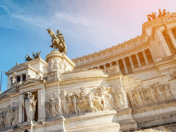 Altare della Patria v Římě, Ital — Stock fotografie