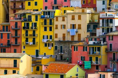 Renkli evleri Manarola, Cinque Terre - İtalya