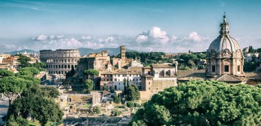 Kolezyum ve Roma Forumu, İtalya Roma manzarası