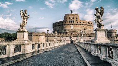 Roma, İtalya 'da Sant Angelo Kalesi