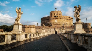 Roma, İtalya 'da Sant Angelo Kalesi