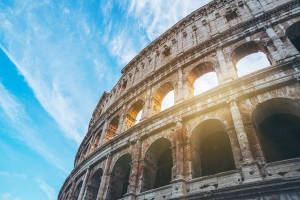 Roma Coliseu Vista de perto em Roma, Itália — Fotografia de Stock