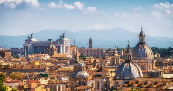 로마, 이탈리아 스카이 라인 한눈에 — 스톡 사진