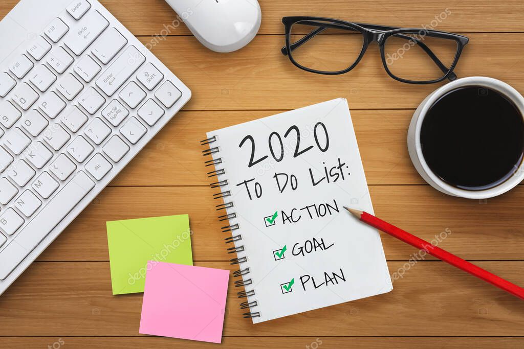 New Year Resolution Goal List 2020 Target Setting