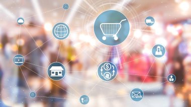 Çevrimiçi perakende sektörünün Omni kanal teknolojisi. Sosyal medya platformunda çok kanallı pazarlama internet ödeme kanalı, çevrimiçi perakende alışveriş ve her türlü dijital uygulama hizmeti sunmaktadır..