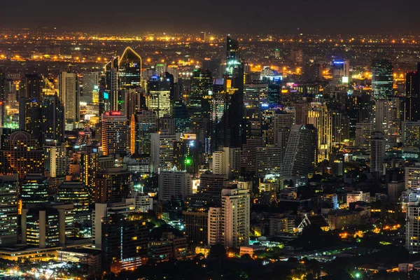 Cityscape Skyline Bangkok City Tailândia Bangkok Maior Cidade Principal Destino — Fotografia de Stock