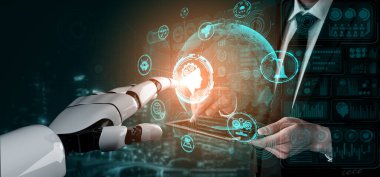 Yaşayan insanların geleceği için robot ve sayborg gelişimi üzerine yapay zeka araştırması yapıyorum. Bilgisayar beyni için dijital veri madenciliği ve makine öğrenme teknolojisi tasarımı.