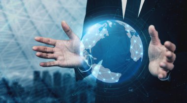 Küresel İş Büyümesi için 5G İletişim Teknolojisi Kablosuz İnternet Ağı, Sosyal Medya, Dijital E-ticaret ve Eğlence Ev Kullanımı.